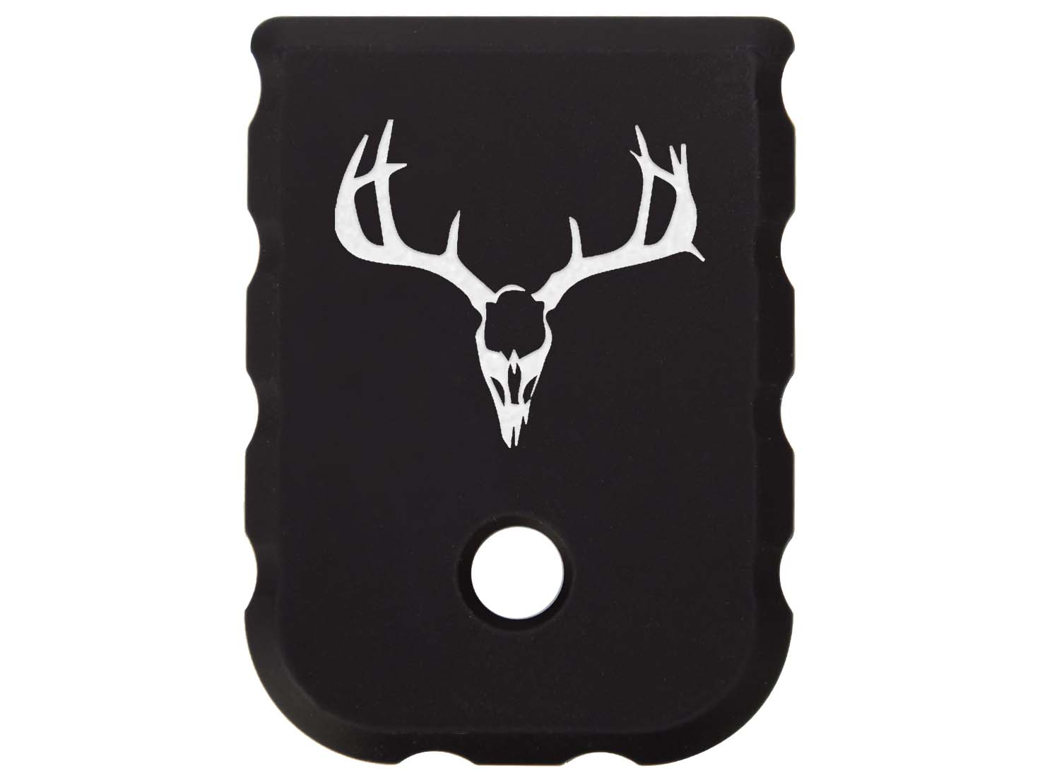 NDZ Enhanced Thick Magazine Plate Aluminum Black Fits Glock 17 19
